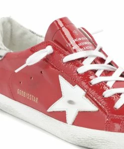 Golden Goose Baskets Superstar Cuir Rouge Zèbre -Golden Goose-boutique golde37833 pck20211117 4