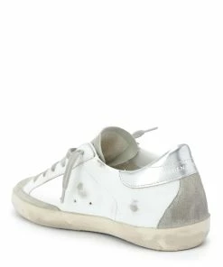 Golden Goose Baskets Superstar Cuir Blanc Argenté -Golden Goose-boutique golde37836 pck20211117 3