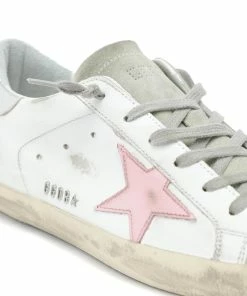 Golden Goose Baskets Superstar Cuir Blanc Argenté -Golden Goose-boutique golde37836 pck20211117 4