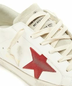 Golden Goose Baskets Superstar Cuir Blanc Rouge -Golden Goose-boutique golde37842 pck20220126 4
