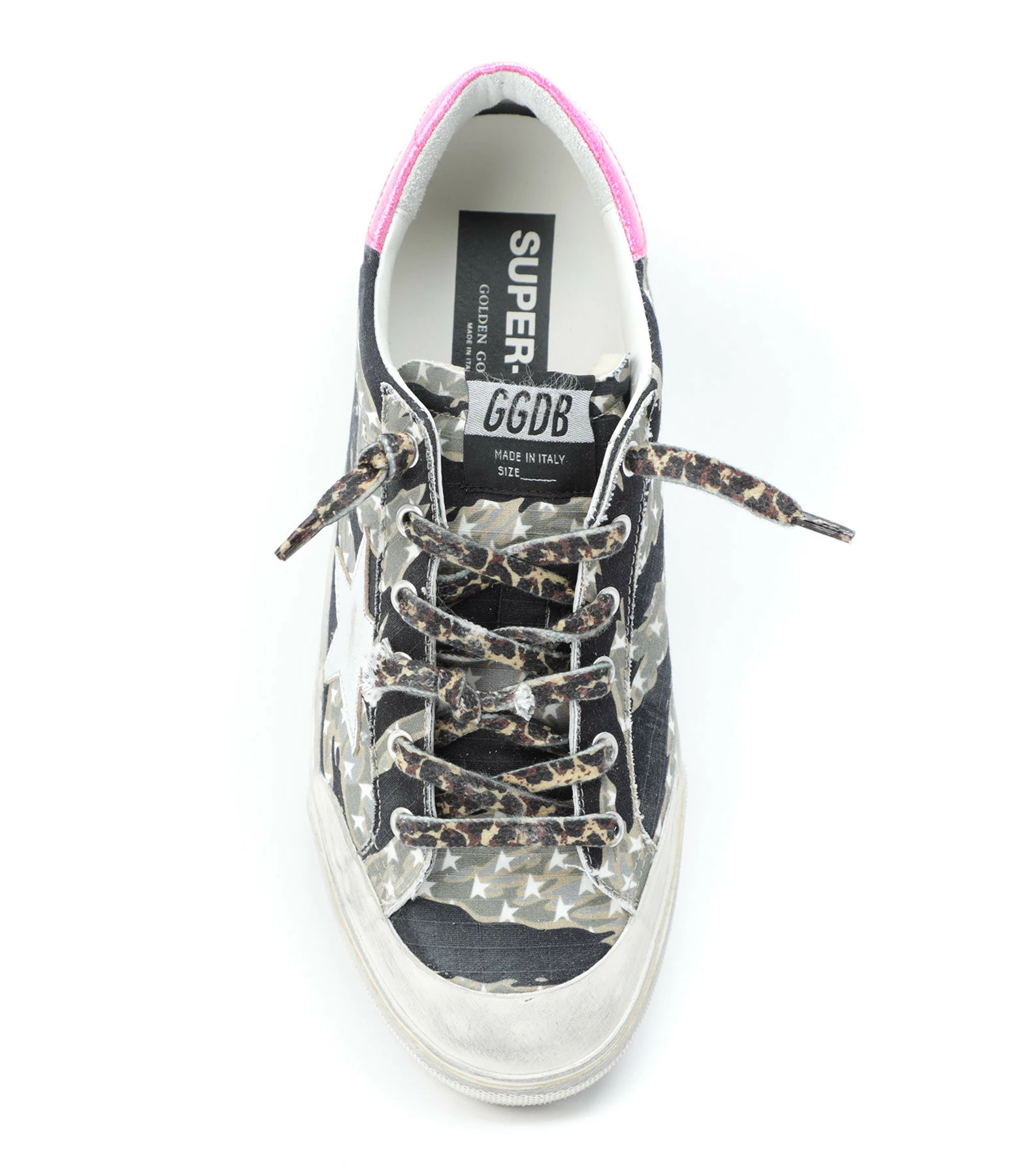 Golden Goose Baskets Superstar Vert Militaire Rose 4 Golden Goose Baskets Superstar Vert Militaire Rose – Image 2