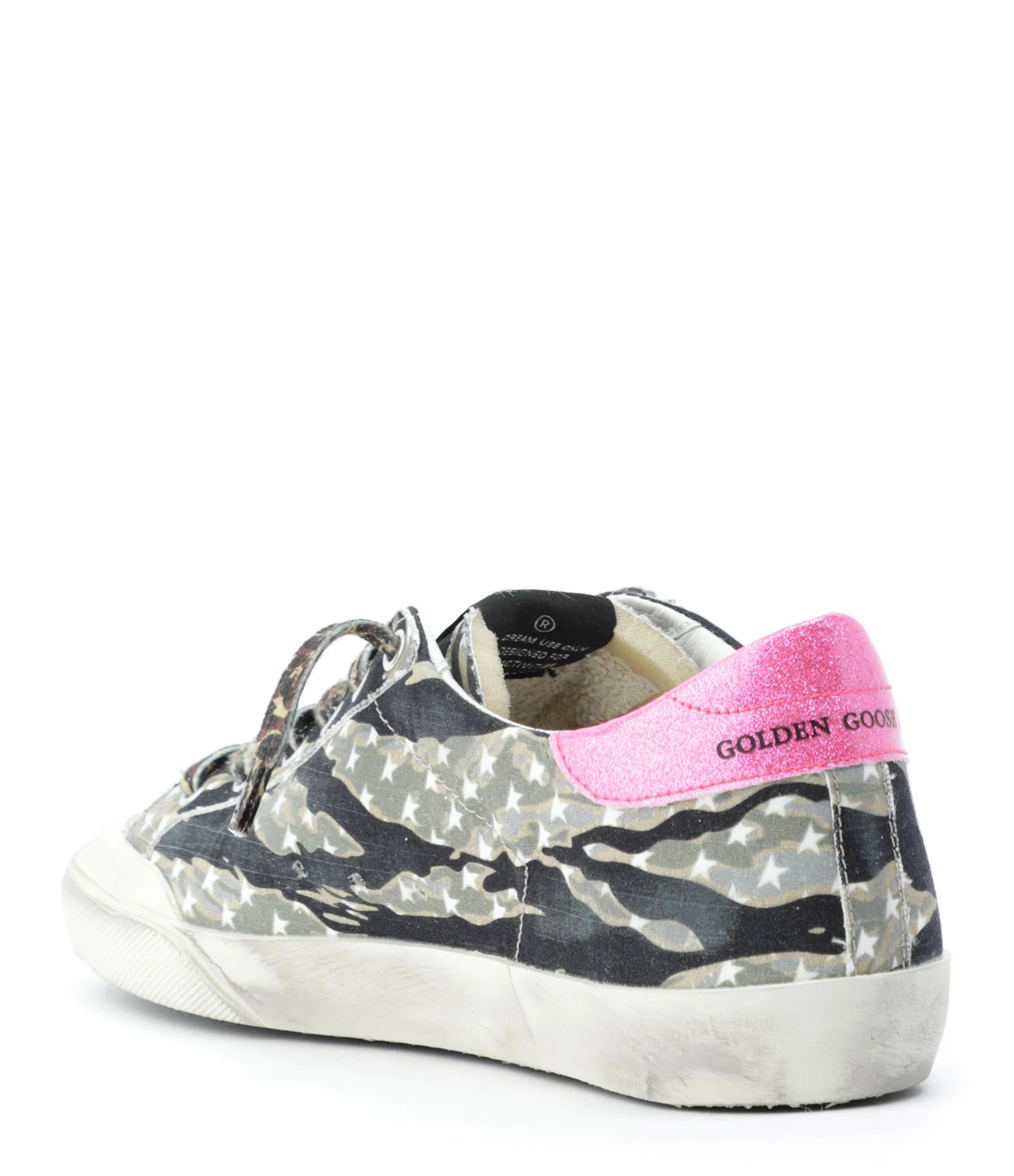 Golden Goose Baskets Superstar Vert Militaire Rose 5 Golden Goose Baskets Superstar Vert Militaire Rose – Image 3