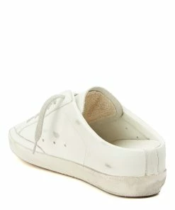 Golden Goose Baskets Superstar Sabot Cuir Blanc Glitter Rose -Golden Goose-boutique golde37850 pck20220126 3