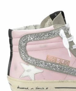 Golden Goose Baskets Slide Cuir Rose Taupe -Golden Goose-boutique golde37854 pck20211224 4