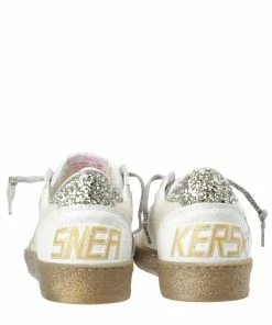 Golden Goose Baskets Ball Star Signature Cuir Blanc Argenté 12 Golden Goose Baskets Ball Star Signature Cuir Blanc Argenté -Golden Goose-boutique golde37859 pck20211224 3