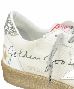 Golden Goose Baskets Ball Star Signature Cuir Blanc Argenté 13 Golden Goose Baskets Ball Star Signature Cuir Blanc Argenté -Golden Goose-boutique golde37859 pck20211224 4