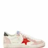 Golden Goose Baskets Ball Star Cuir Blanc Rose -Golden Goose-boutique golde37860 pck20220126 1