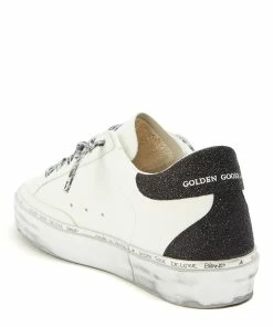 Golden Goose Baskets Hi Star Cuir Blanc Noir -Golden Goose-boutique golde37861 pck20220126 3
