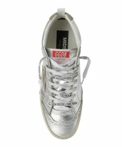 Golden Goose Baskets Mid Star Cuir Argenté 9 Golden Goose Baskets Mid Star Cuir Argenté -Golden Goose-boutique golde37863 pck20211224 2