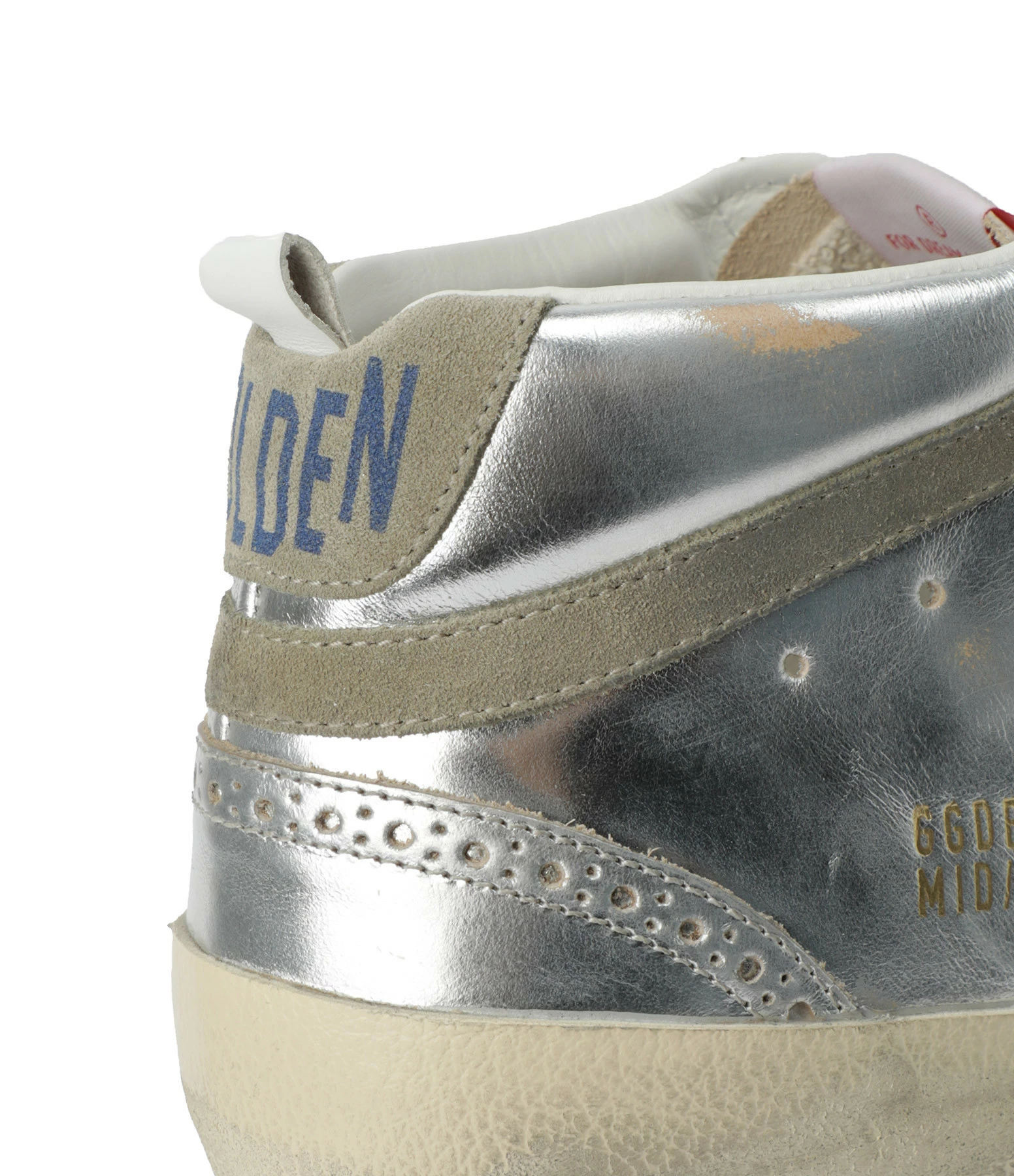 Golden Goose Baskets Mid Star Cuir Argenté 6 Golden Goose Baskets Mid Star Cuir Argenté – Image 4