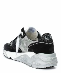 Golden Goose Baskets Running Cuir Noir Argenté 12 Golden Goose Baskets Running Cuir Noir Argenté -Golden Goose-boutique golde37864 pck20220112 3