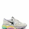 Golden Goose Baskets Running Cuir Blanc Multicolore -Golden Goose-boutique golde37865 pck20220314 1