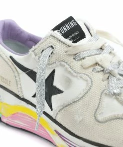 Golden Goose Baskets Running Cuir Blanc Multicolore -Golden Goose-boutique golde37865 pck20220314 4