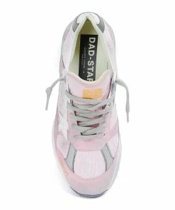 Golden Goose Baskets Homme Running Dad Cuir Suédé Rose Blanc -Golden Goose-boutique golde37871 pck20220228 2 1