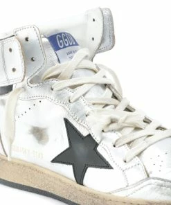 Golden Goose Baskets Sky Star Cuir Argenté -Golden Goose-boutique golde37877 pck20220223 4