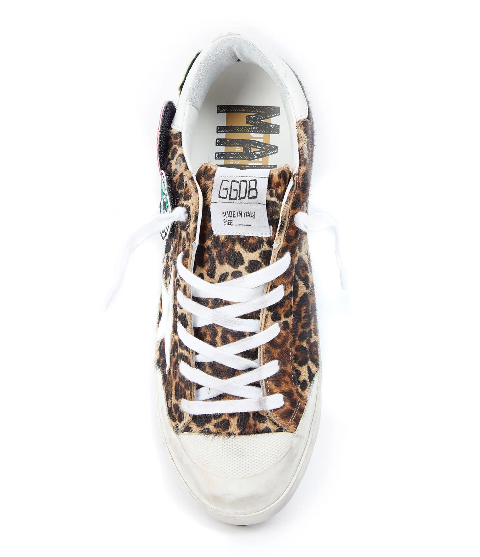 Golden Goose Baskets Superstar Cuir Léopard Blanc 4 Golden Goose Baskets Superstar Cuir Léopard Blanc – Image 2