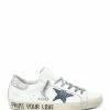 Golden Goose Baskets Superstar Sérigraphie Cuir Blanc -Golden Goose-boutique golde37880 pck20211025 1