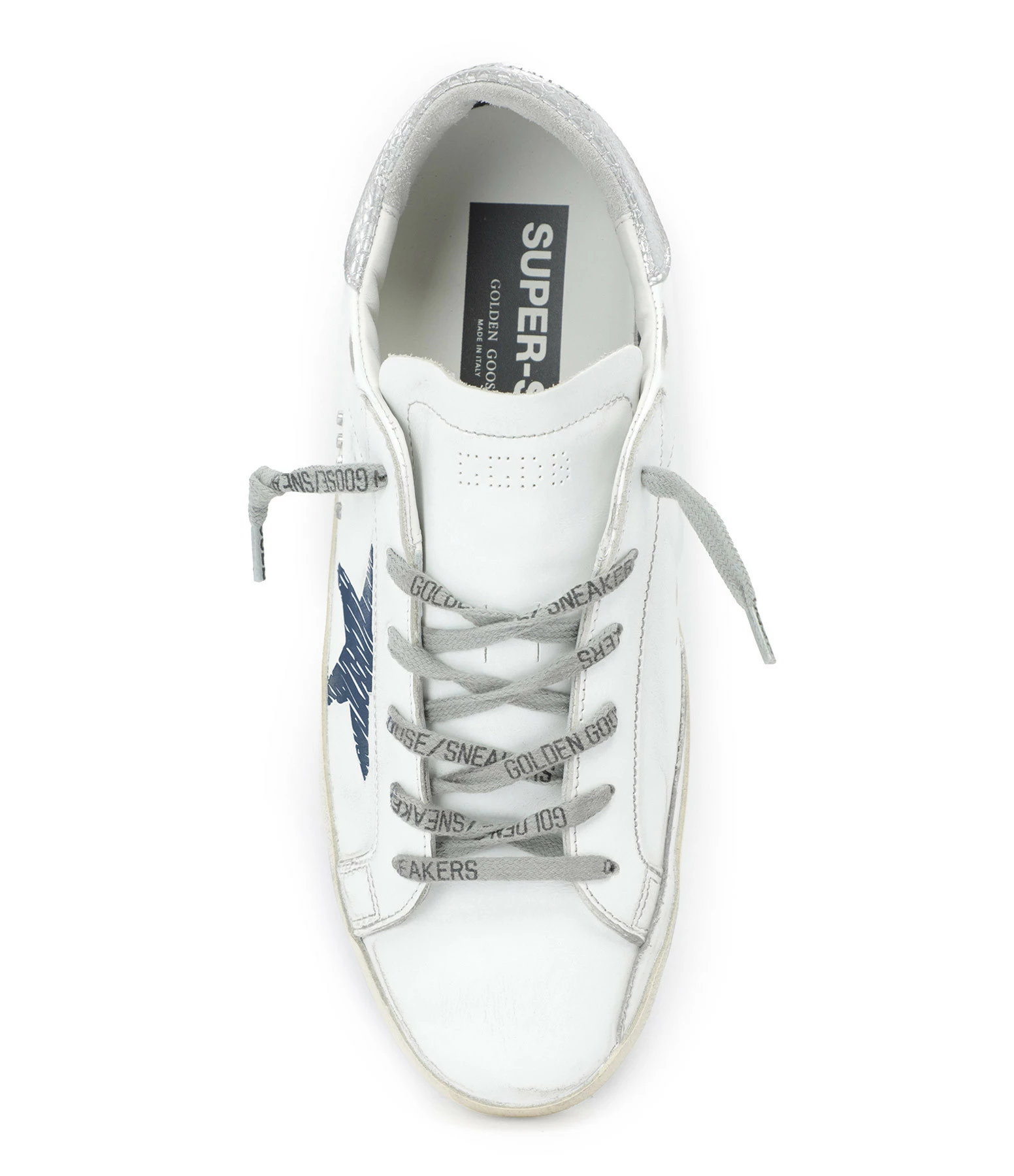 Golden Goose Baskets Superstar Sérigraphie Cuir Blanc 4 Golden Goose Baskets Superstar Sérigraphie Cuir Blanc – Image 2