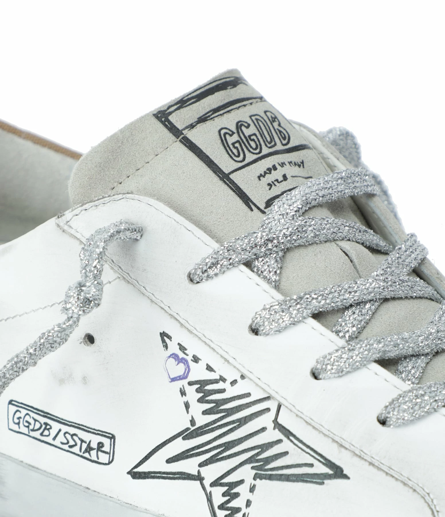 Golden Goose Baskets Superstar Cuir Blanc Naturel 6 Golden Goose Baskets Superstar Cuir Blanc Naturel – Image 4