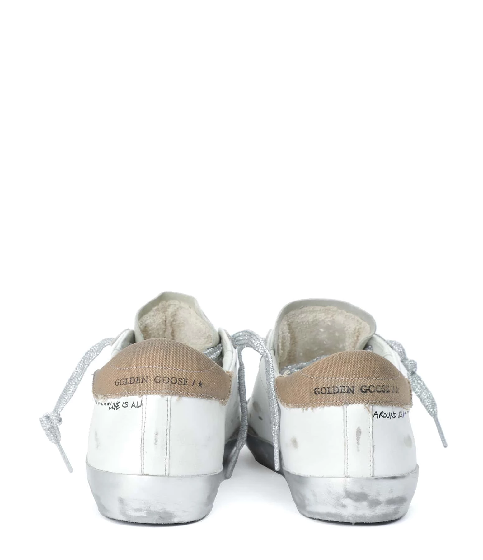 Golden Goose Baskets Superstar Cuir Blanc Naturel 7 Golden Goose Baskets Superstar Cuir Blanc Naturel – Image 5