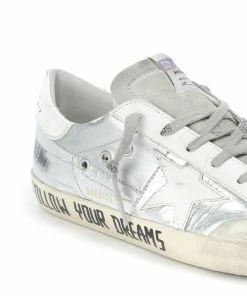 Golden Goose Baskets Superstar Sérigraphie Cuir Argenté 11 Golden Goose Baskets Superstar Sérigraphie Cuir Argenté -Golden Goose-boutique golde37882 pck20220209 4