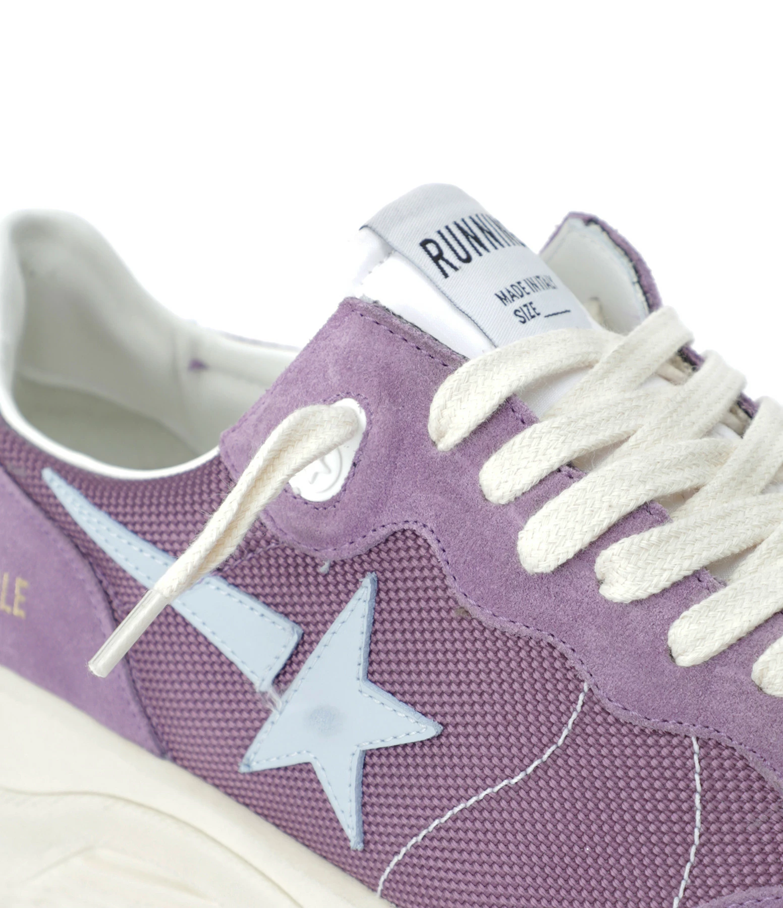 Golden Goose Baskets Running Cuir Suédé Violet 6 Golden Goose Baskets Running Cuir Suédé Violet – Image 4