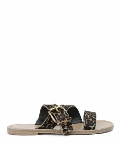 Golden Goose Mules Margaret Cuir Léopard