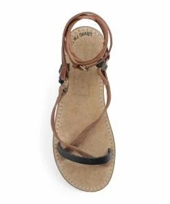 Golden Goose Sandales Grace Cuir Marron Noir 10 Golden Goose Sandales Grace Cuir Marron Noir -Golden Goose-boutique golde37888 pck20220314 2