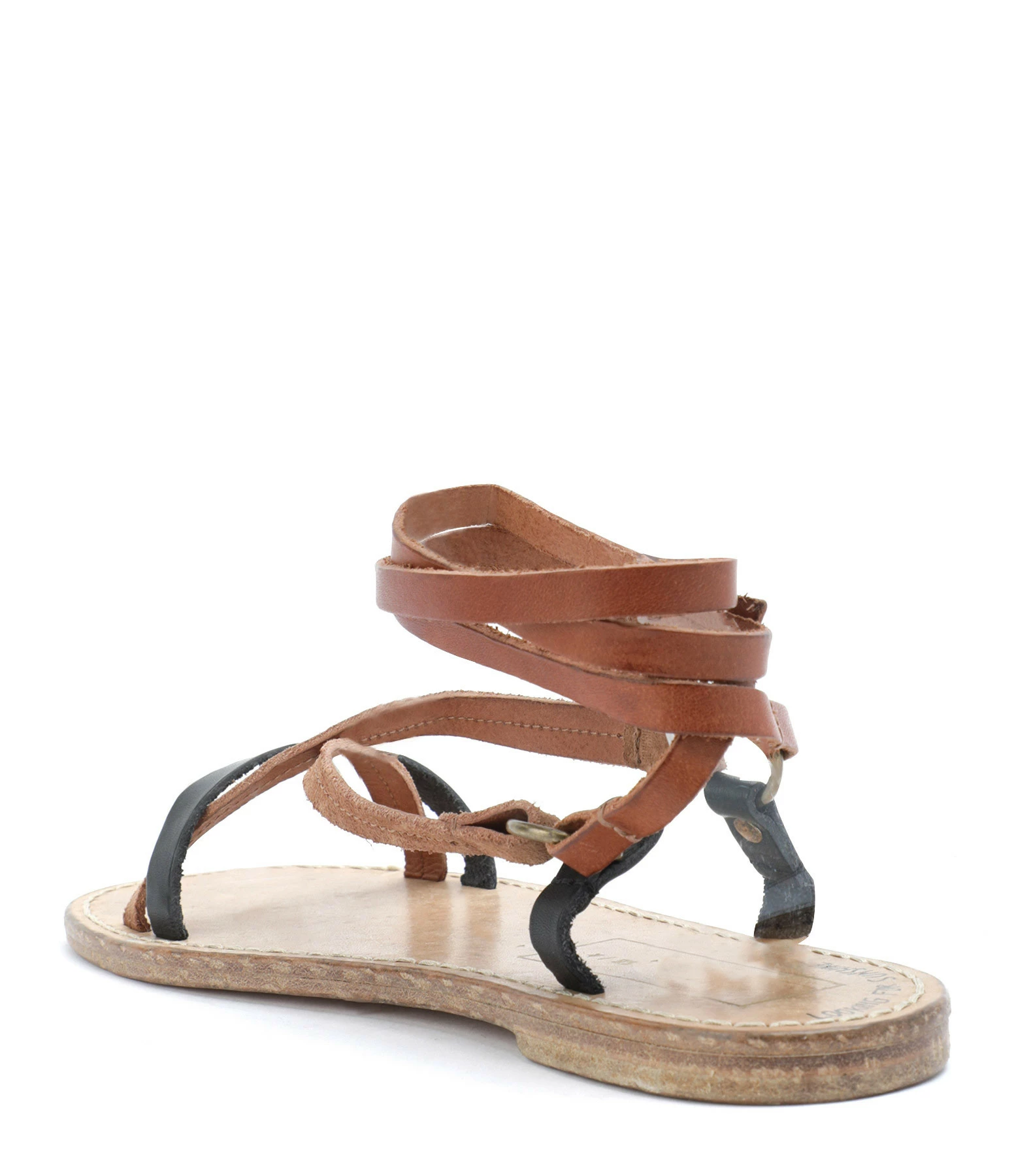 Golden Goose Sandales Grace Cuir Marron Noir 5 Golden Goose Sandales Grace Cuir Marron Noir – Image 3