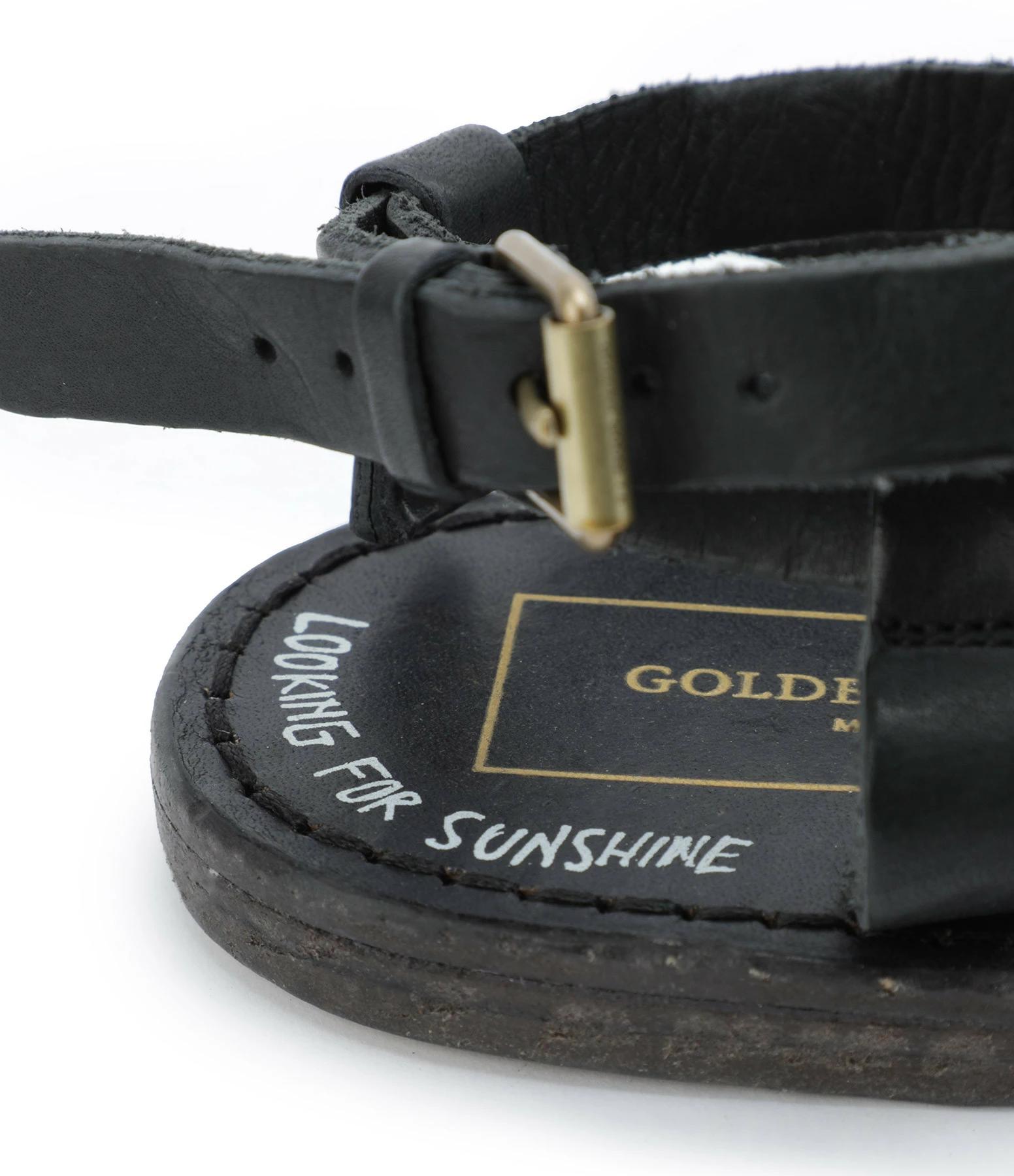 Golden Goose Sandales Janis Cuir Clous Noir 6 Golden Goose Sandales Janis Cuir Clous Noir – Image 4