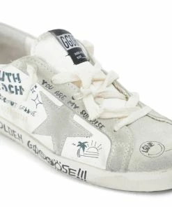 Golden Goose Baskets Enfant Superstar Sérigraphie Cuir Blanc Gris 9 Golden Goose Baskets Enfant Superstar Sérigraphie Cuir Blanc Gris -Golden Goose-boutique golde37936 pck20220209 4