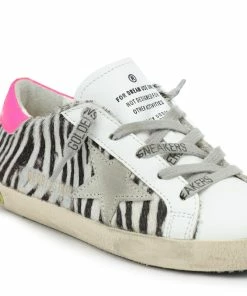 Golden Goose Baskets Enfant Superstar Cuir Zèbre Rose -Golden Goose-boutique golde37938 pck20211117 4