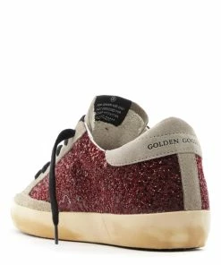 Golden Goose Baskets Superstar Cuir Bordeaux Taupe Blanc -Golden Goose-boutique golde43826 pck20220902 3