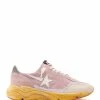 Golden Goose Baskets Running Sole Cuir Rose Blanc Argenté -Golden Goose-boutique golde43833 pck20221007 1