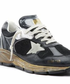 Golden Goose Baskets Running Dad Cuir Noir Argenté 12 Golden Goose Baskets Running Dad Cuir Noir Argenté -Golden Goose-boutique golde43835 pck20220831 4