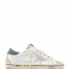 Golden Goose Baskets Superstar Cuir Blanc Violet Pétrole -Golden Goose-boutique golde43836 pck20220902 1