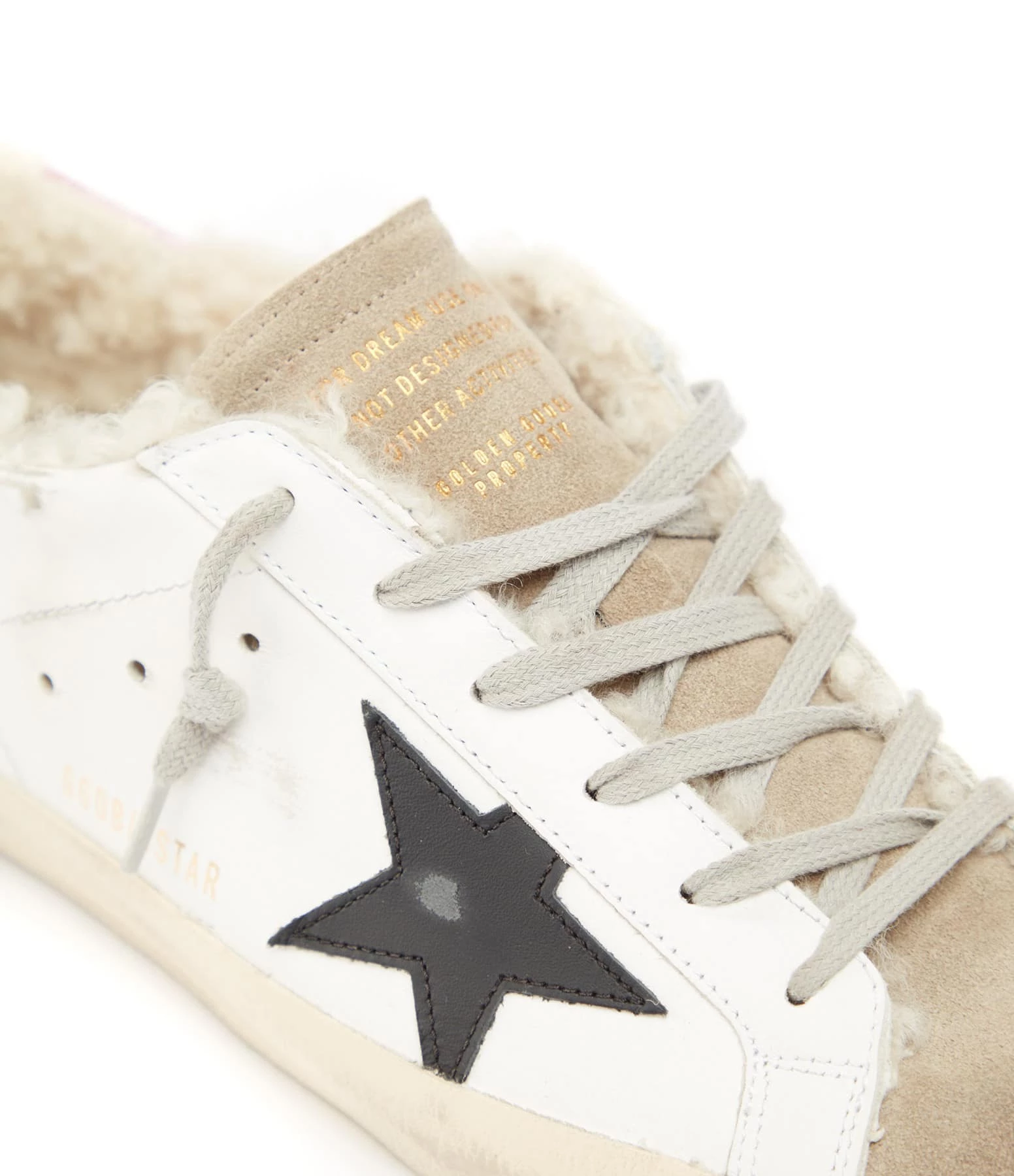 Golden Goose Baskets Superstar Cuir Blanc Noir Rose 6 Golden Goose Baskets Superstar Cuir Blanc Noir Rose – Image 4