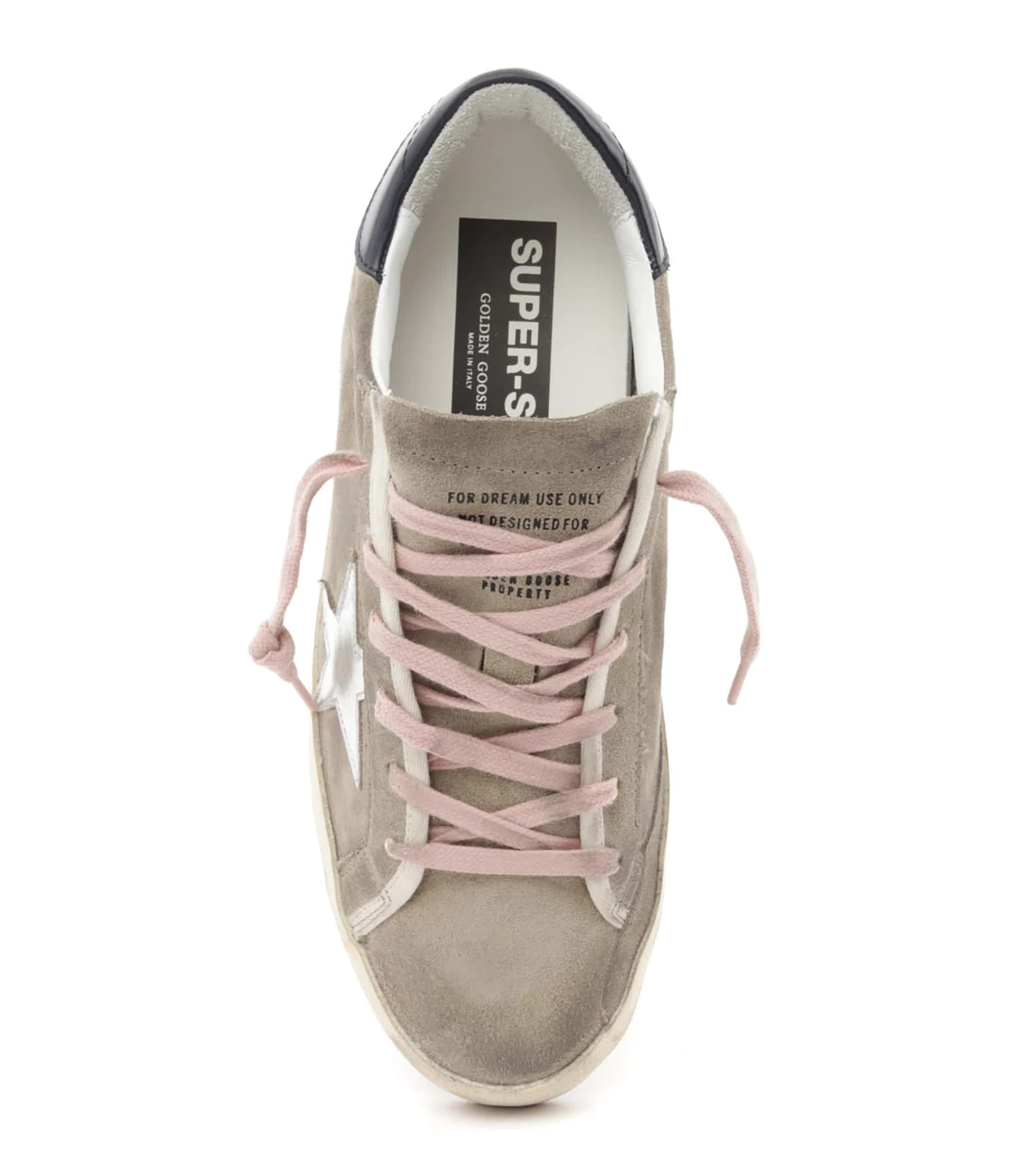 Golden Goose Baskets Superstar Cuir Taupe Argenté 4 Golden Goose Baskets Superstar Cuir Taupe Argenté – Image 2