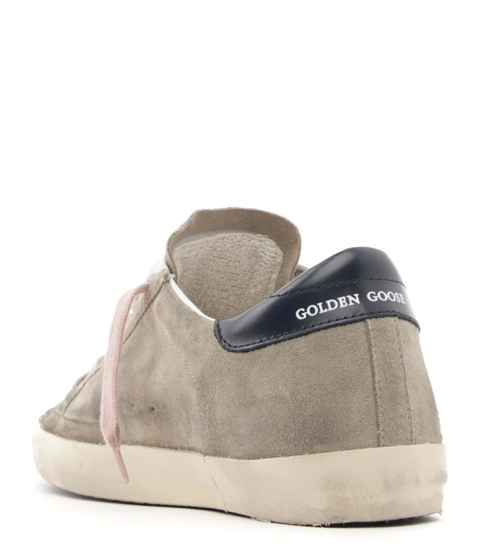 Golden Goose Baskets Superstar Cuir Taupe Argenté 5 Golden Goose Baskets Superstar Cuir Taupe Argenté – Image 3