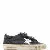 Golden Goose Baskets Old School Coton Noir Blanc