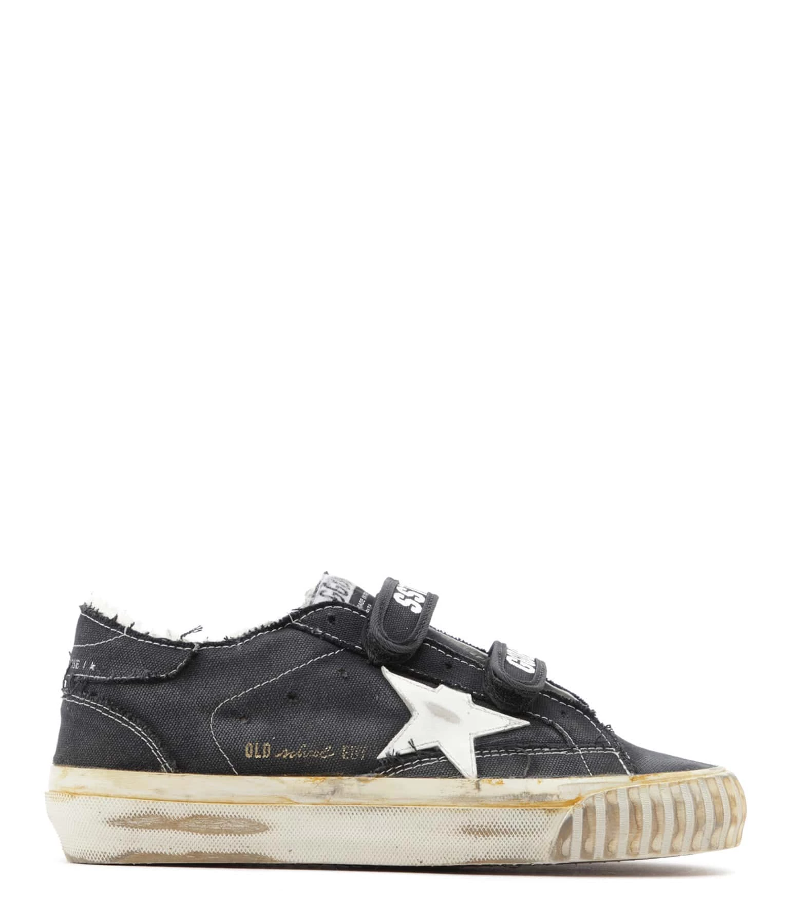 Golden Goose Baskets Old School Coton Noir Blanc 3 Golden Goose Baskets Old School Coton Noir Blanc