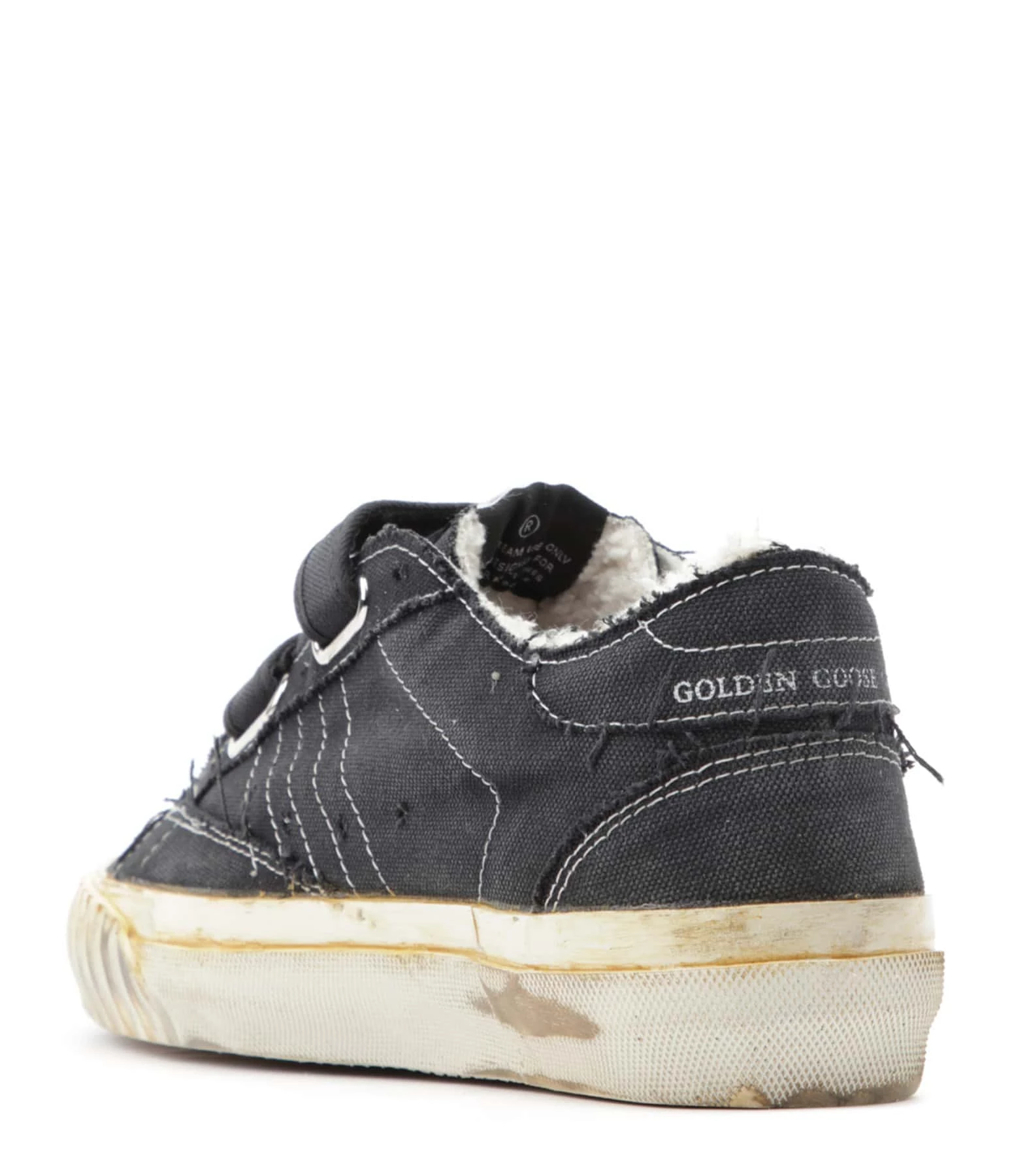 Golden Goose Baskets Old School Coton Noir Blanc 5 Golden Goose Baskets Old School Coton Noir Blanc – Image 3