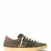 Golden Goose Baskets Homme Superstar Cuir Vert Noir Bordeaux