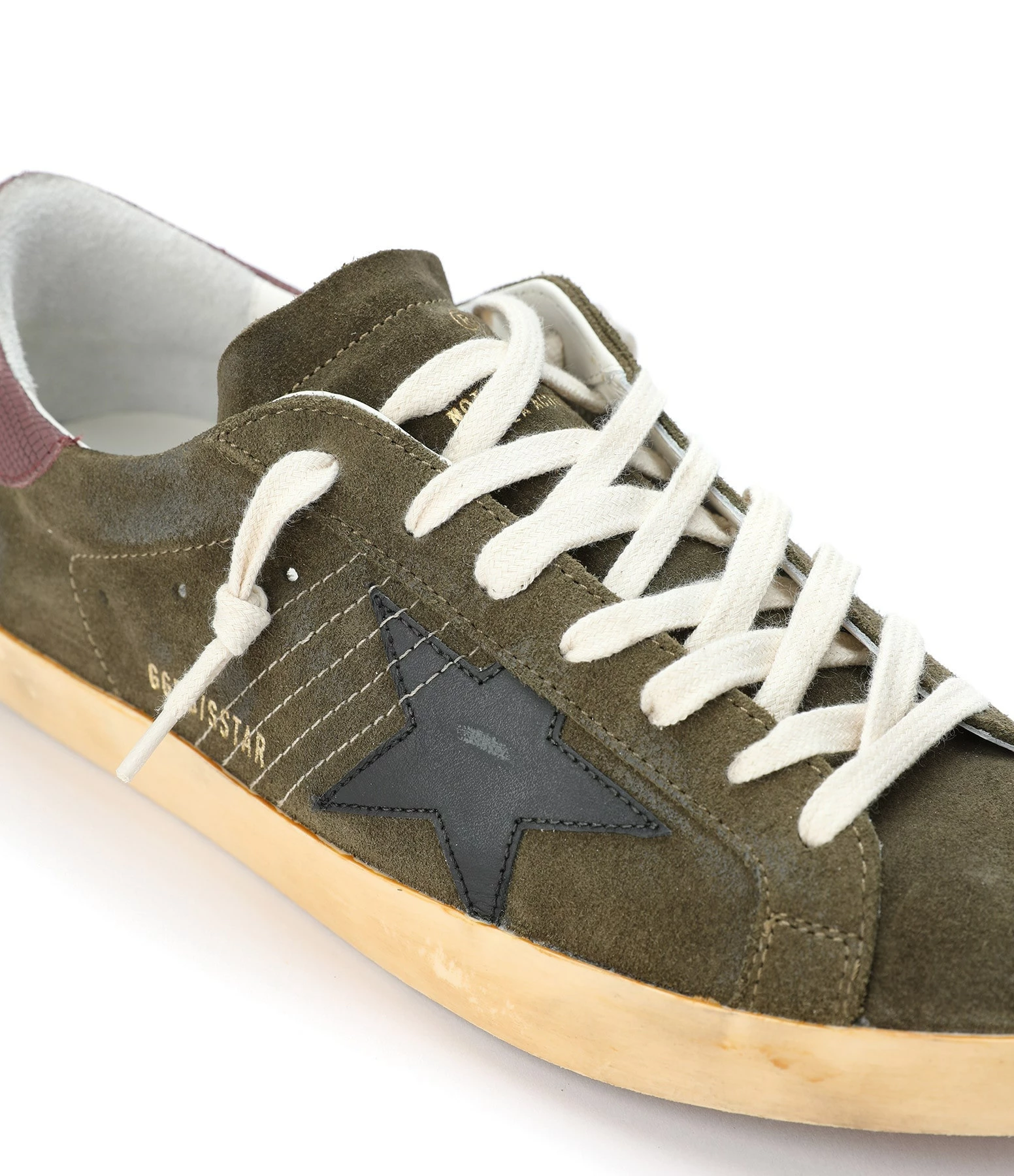 Golden Goose Baskets Homme Superstar Cuir Vert Noir Bordeaux 6 Golden Goose Baskets Homme Superstar Cuir Vert Noir Bordeaux – Image 4