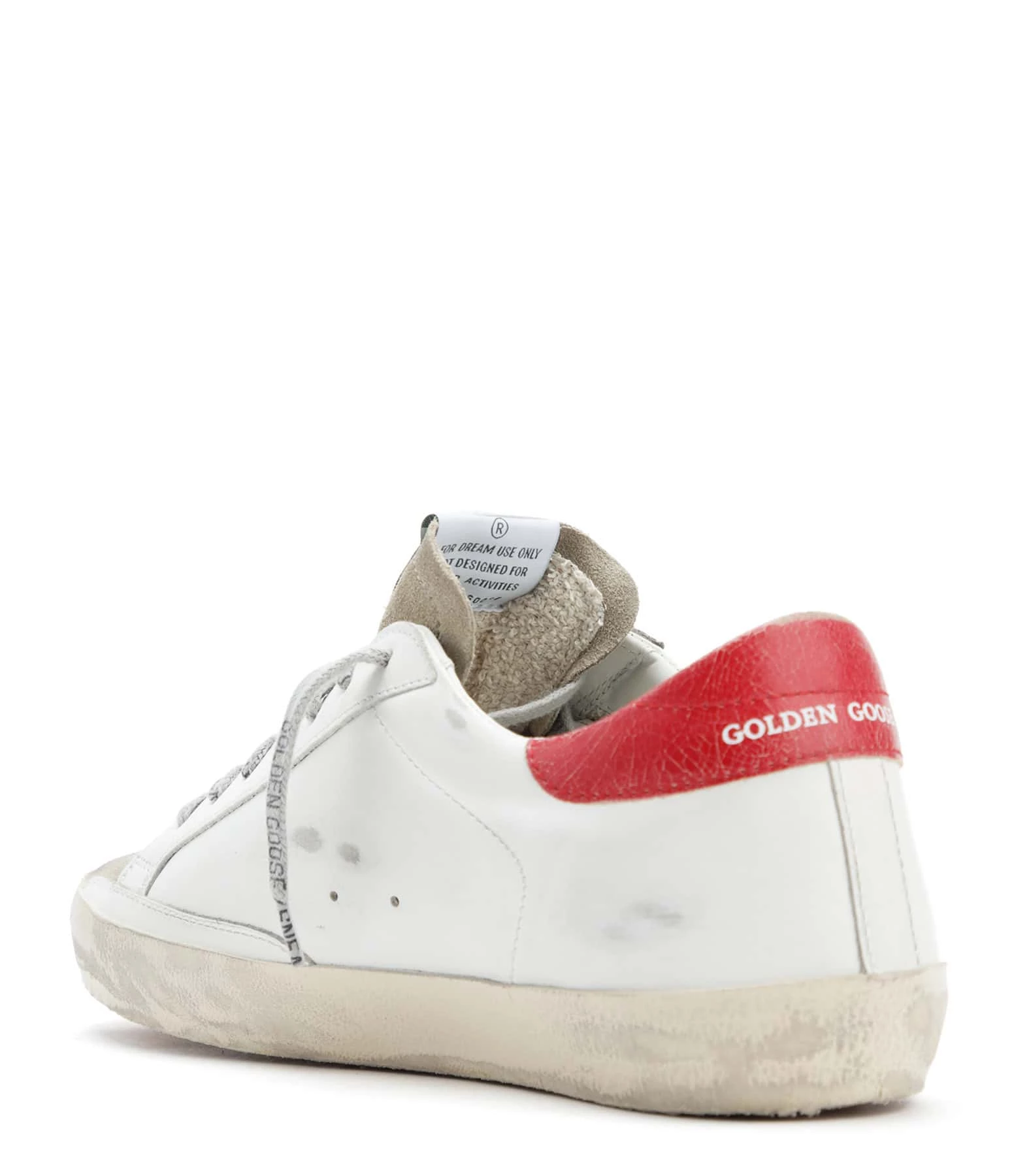 Golden Goose Baskets Homme Superstar Cuir Blanc Taupe Rouge 5 Golden Goose Baskets Homme Superstar Cuir Blanc Taupe Rouge – Image 3