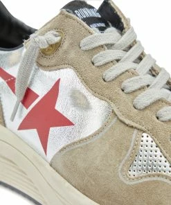 Golden Goose Baskets Homme Running Sole Cuir Ice Argenté Rouge 9 Golden Goose Baskets Homme Running Sole Cuir Ice Argenté Rouge -Golden Goose-boutique golde43901 pck20220527 4 scaled