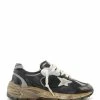 Golden Goose Baskets Homme Running Dad Cuir Noir Argenté -Golden Goose-boutique golde43902 pck20220902 1