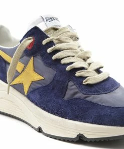 Golden Goose Baskets Homme Running Sole Cuir Bleu Foncé Marine Moutarde 9 Golden Goose Baskets Homme Running Sole Cuir Bleu Foncé Marine Moutarde -Golden Goose-boutique golde43904 pck20220916 4