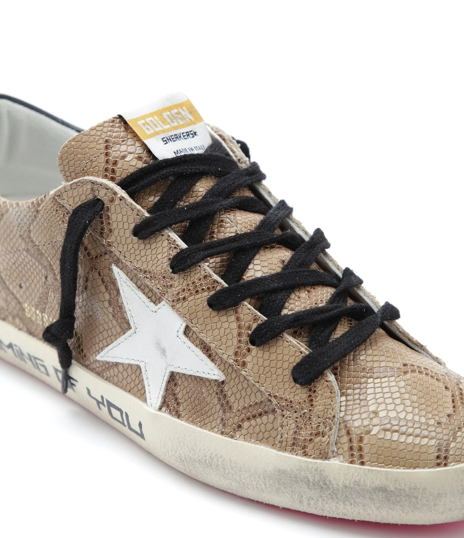 Golden Goose Baskets Superstar Cuir Marron Serpent 6 Golden Goose Baskets Superstar Cuir Marron Serpent – Image 4