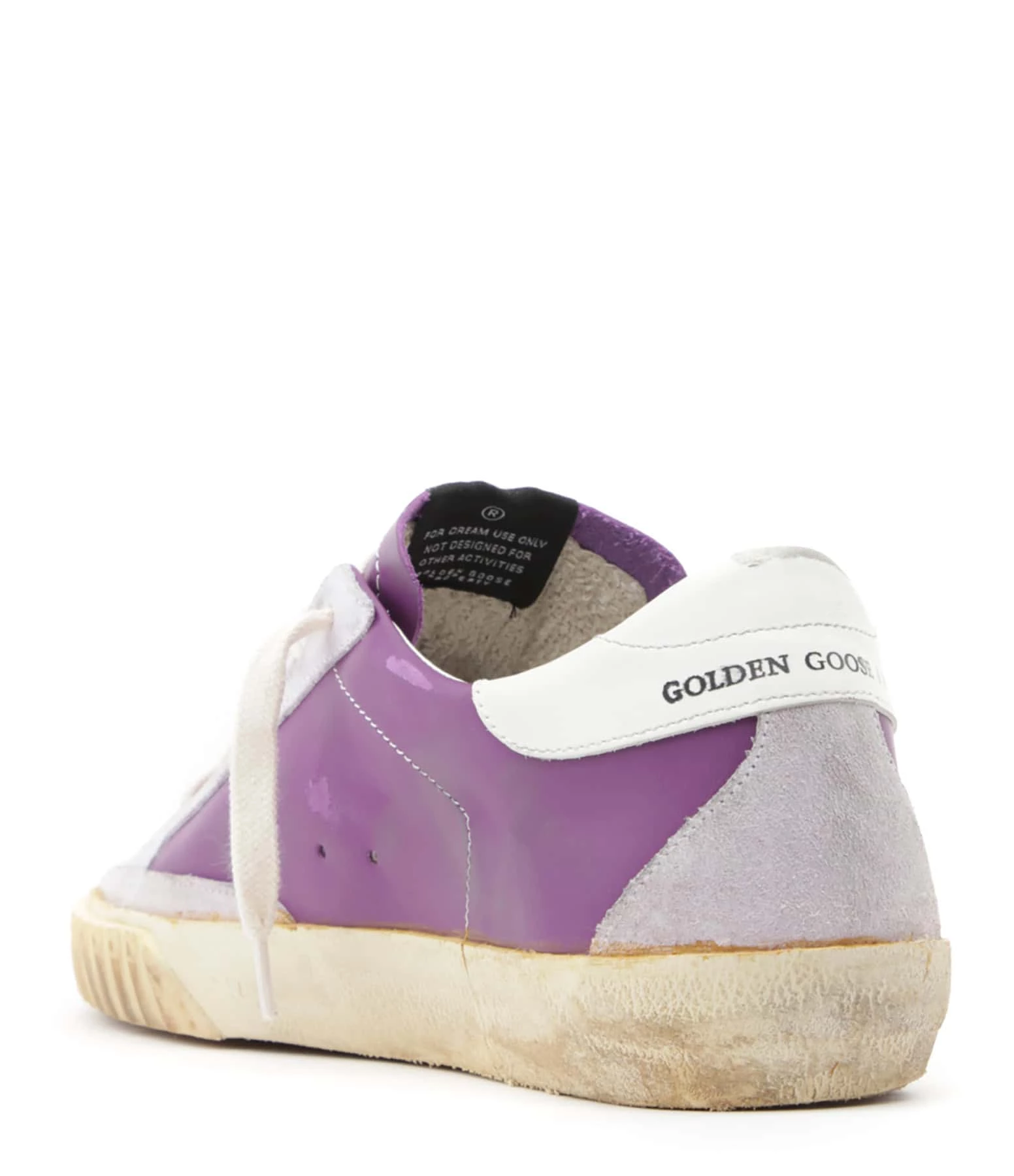 Golden Goose Baskets Superstar Cuir Violet Iris Argenté Blanc 5 Golden Goose Baskets Superstar Cuir Violet Iris Argenté Blanc – Image 3